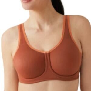 Wacoal Size 40D Simone Sport Underwire Bra Pumpkin Spice Style 855170